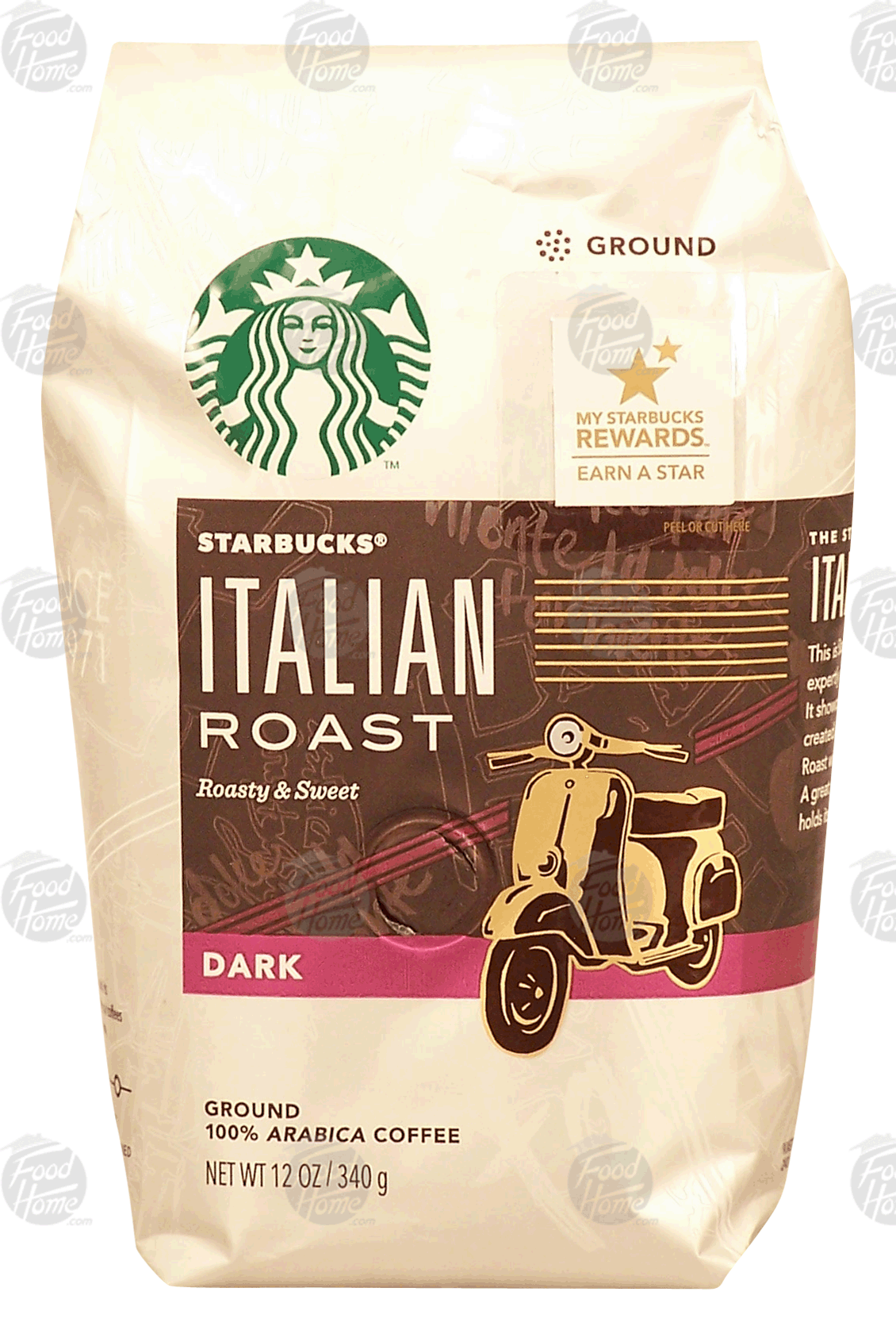 Starbucks Italian Roast roasty & sweet, dark roast ground coffee, 100% arabica coffee Full-Size Picture